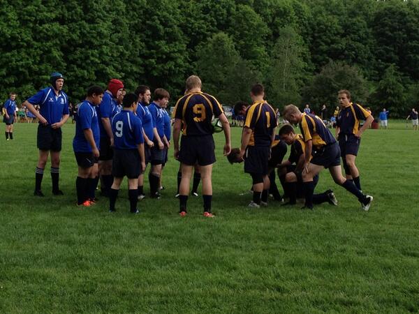 The Vermont Youth Rugby Association crowns high school champions in Essex. The story Monday. #wcaxsports