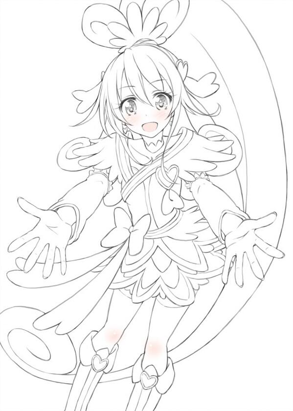 得能正太郎 Pa Twitter また同人線画 キュアハートさん Http T Co M0rokqrc0k