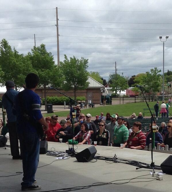 OSKIrishFest's tweet photo. The crowd is ready  for an awesome day  at #oif2013 http://t.co/zYP6E6LBdf
