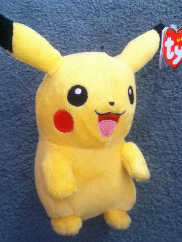 pikachu beanie baby