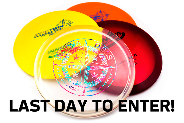 InnovaDiscs's tweet photo. LAST DAY TO ENTER! Your last chance to win all 4 new releases, including the Mako3! http://t.co/2I7cKhRwaw  #DiscGolf http://t.co/J0H9wRhTjp