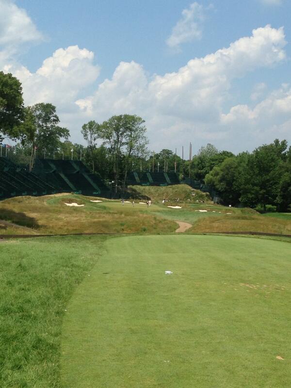 bradsgolf23's tweet image. 17 at Merion. Lucky enough to play the day after. #awesomecourse