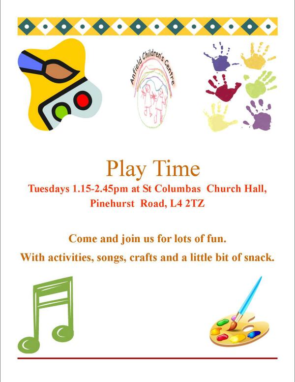 We'll be joined by musicl mini's at Play Time tomorrow. Hope to see you there!