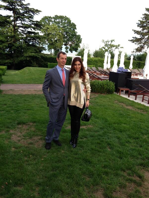 yara_lb's tweet photo. With Philippe Leopold-Metzger, Piaget CEO #piaget #1stmiddleeastamassador #yarasinger http://t.co/3FMwzdhOT3