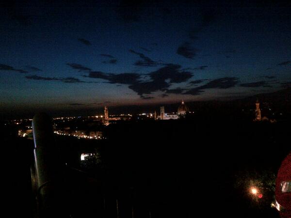 #firenze #forzaazzurri #notte #piazzale #diahane #lacittapiubelladelmondo