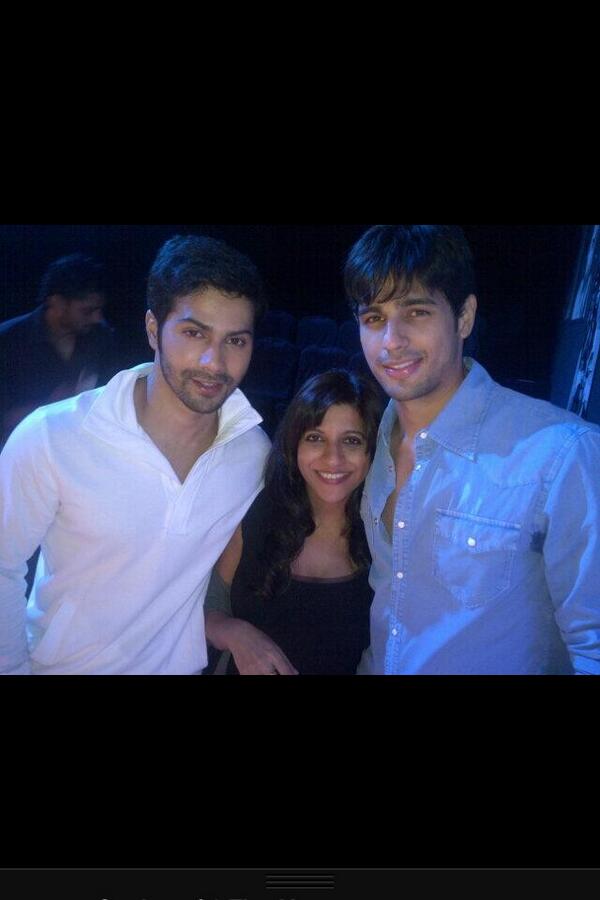 SidharthMArmy's tweet photo. Sidharth and varun with the zoya factor ;)!!! Sidharth is looking the best of course... AS ALWAYS!!!! http://t.co/6btwUYG3eo
