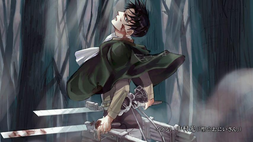 猫飯 進撃の巨人 11話 エンドカード 中村光 リヴァイ兵長 Shingeki 進撃の巨人 Http T Co V6dntjadeq Twitter