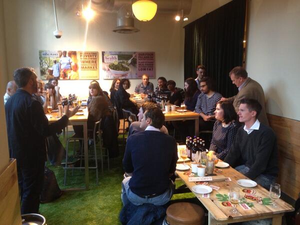 <a href="/craftbeerrising/">Craft Beer Rising</a> final event upstairs @ Whole Foods Kensington. <a href="/hogsback/">Hogsback</a> showing their ales.