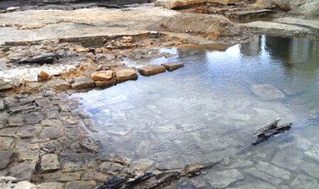 2037resident's tweet photo. Barangaroo archaeologists have found several 19C wharves incl James Munn's 1820s slipway. It must not be buried again http://t.co/LjoKNUXyYa