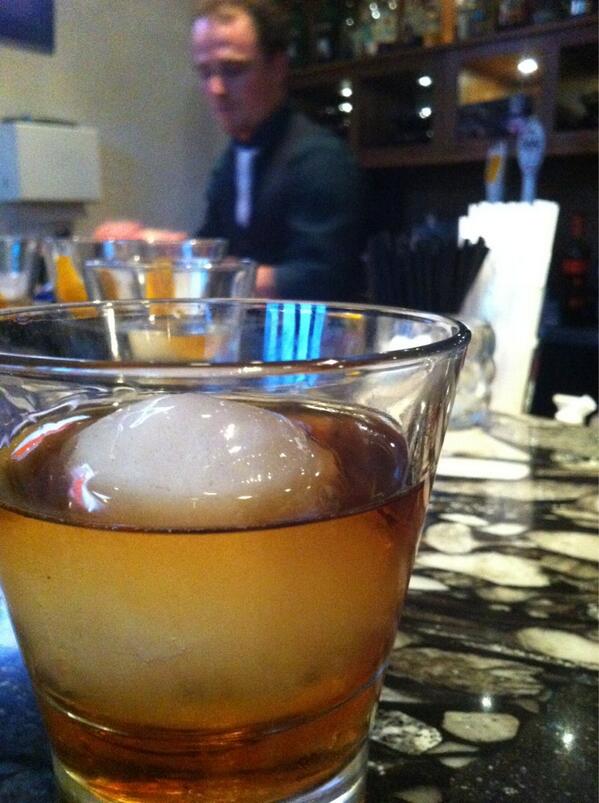 Smoked Manhattan <a href="/BanffBalkan/">yakar</a> so amazing. Best cocktails in #banff.
