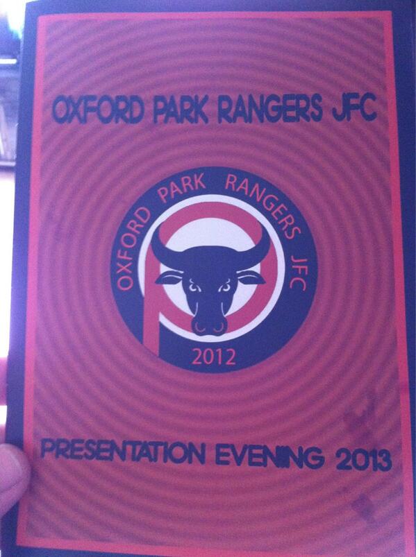 akgmedia's tweet photo. Programme design for @Theopjfc presentation night if your club would like something similar get in touch http://t.co/MYYrKhLnUV