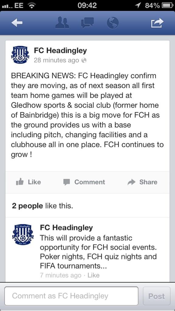 FC Headingley tweet media