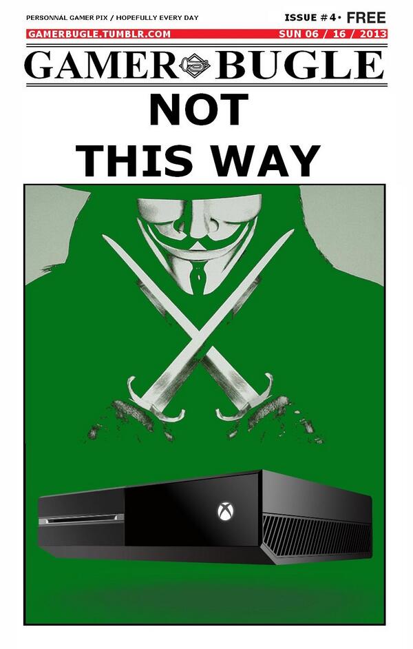 Sachox's tweet photo. Xbox One : pas comme ça http://t.co/OMd8toIr8V