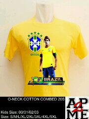 APRIL2ME1's tweet photo. Kaos BRAZIL.. Size:S/M/L/XL/2XL/3XL/4XL/5XL &amp; Kids Size IDR65.000 ato mau design sendiri? Bisa!  229587cb http://t.co/ghnB2HDy0n
