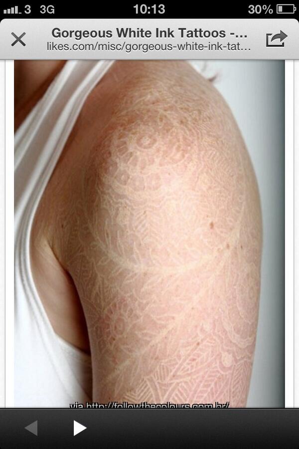 hannah_p13's tweet image. #howsmart #whiteinktattoo #awesome