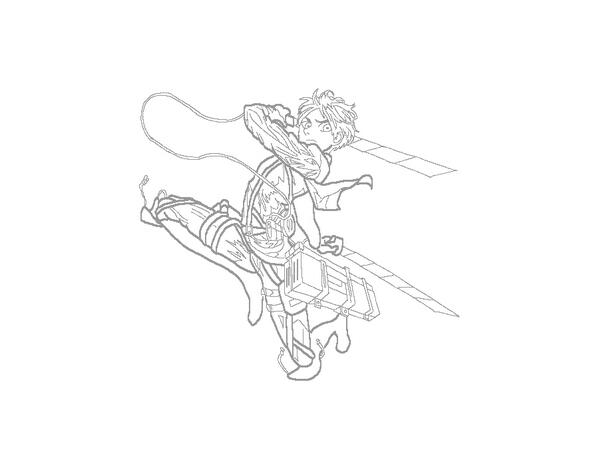HippieKid94's tweet image. Eren Jaeger. Colourless. To be coloured. #Shingekinokyojin #Boliao #nothingtodo #drawlor