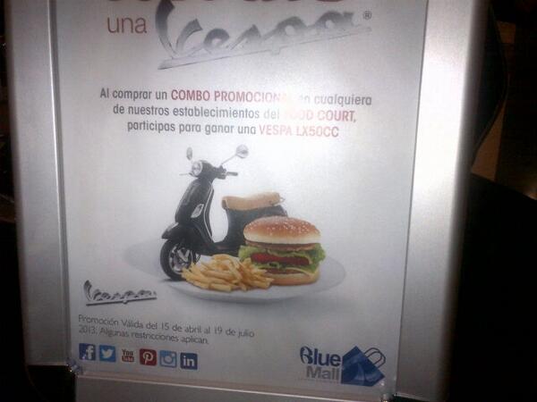 dfspb's tweet image. Publicidad enganosa bluemall. Compre un combo  3mariachis  y me dijeron no participa @bluemall @ProconsumidorRD