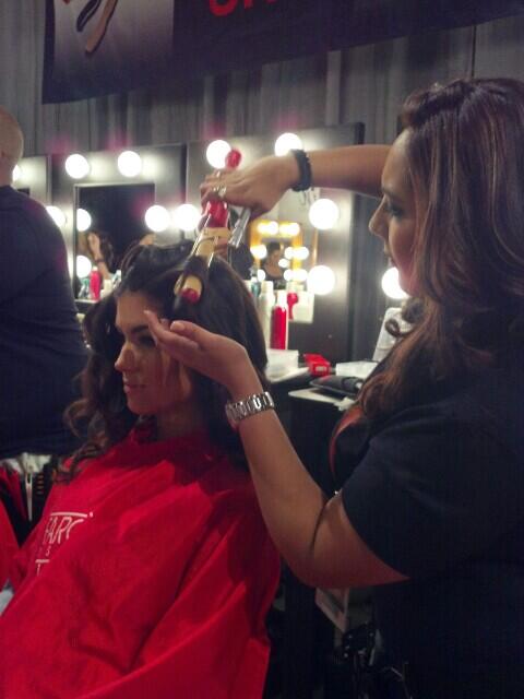 CHIHaircare's tweet photo. #ProTip for volume at roots: hair spray, backcomb at crown, then curl via @ReyesG2002 #CHIstylechat http://t.co/nSPmKIPjk8