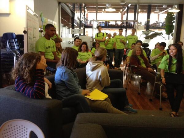 HACKtivateEd's tweet photo. @OUSDNews choice award goes to...TRIPTAGG! #HACKtivateED http://t.co/g8jnKTnYyr