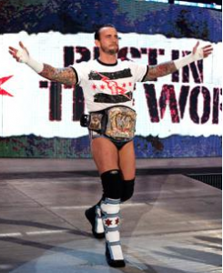 WWEGreenLizard's tweet image. This person is returning within few hrs to @AllStateArena! #PunkReturns @WWE #Payback