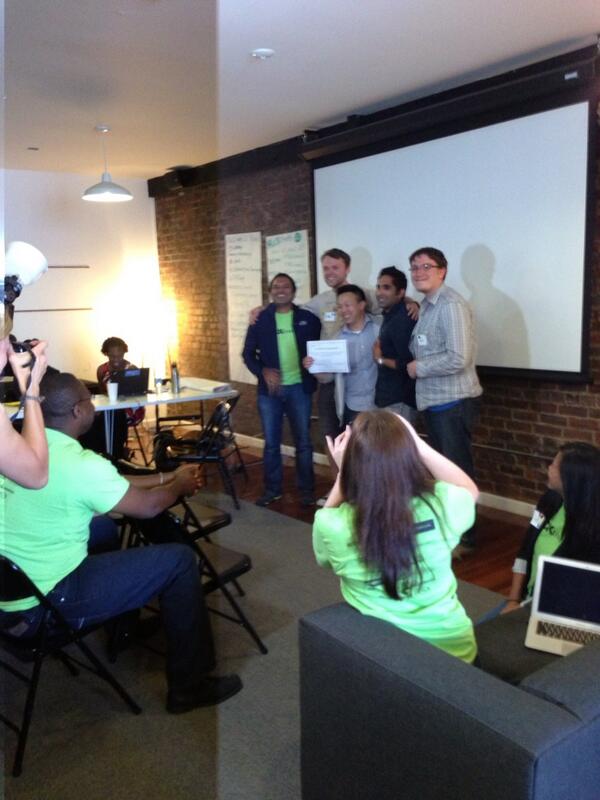 HACKtivateEd's tweet photo. Overall Best App goes to ReferrED!!! #HACKtivateED http://t.co/oenj41MTda