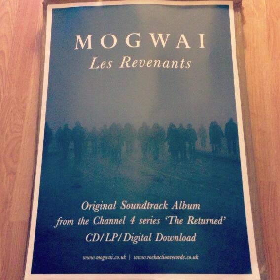 rockactionrecs's tweet image. Sending a ltd number of these promo posters to UK record shops this week. #thereturned #mogwai #lesrevenants