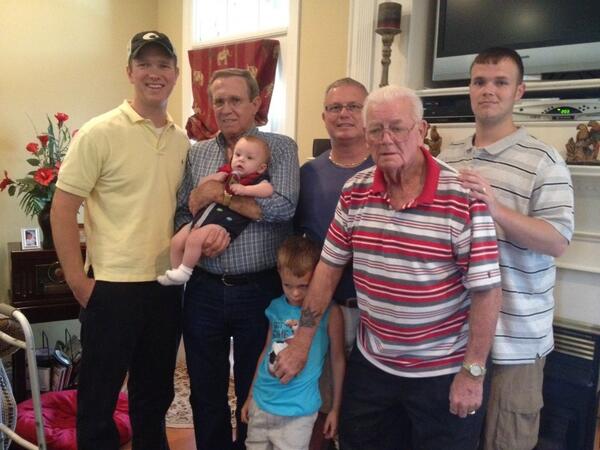 All the guys on Fathers Day