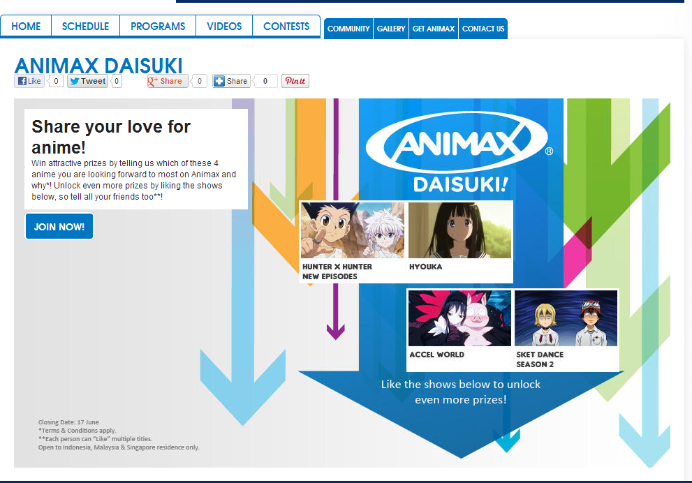 Animax Asia Tv Good Morning Everyone Last Day To Submit Entries For Animax Daisuki Contest So Hurry With Your Final Submissions Http T Co 4dzgxrkygx