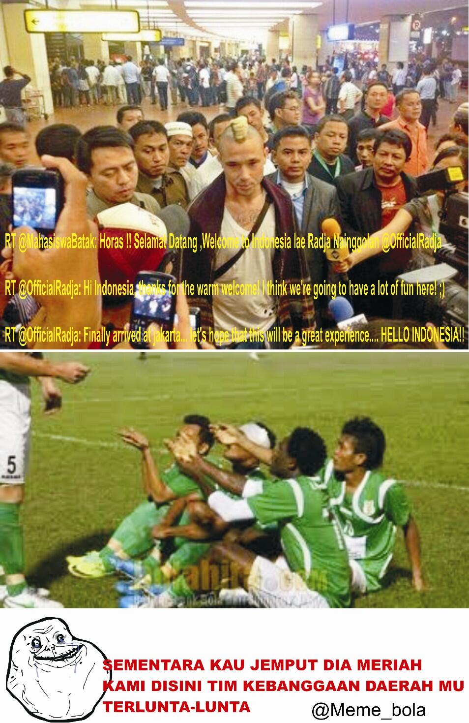 Meme Bola On Twitter PSMS Medan Radja Nainggolan Http Tco