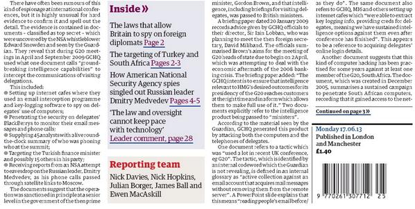 OccBerkeleyMedi's tweet photo. 2009 G8 London: Clandestine key-logging @ spy cafes, acquisition of login details, monitoring Blackberry emails/calls http://t.co/nUJUKHcmYD