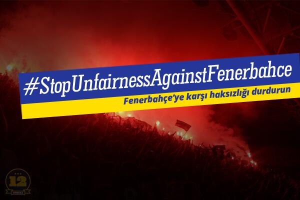 12numaraorg's tweet photo. #StopUnfairnessAgainstFenerbahce http://t.co/obHssvmDRI
