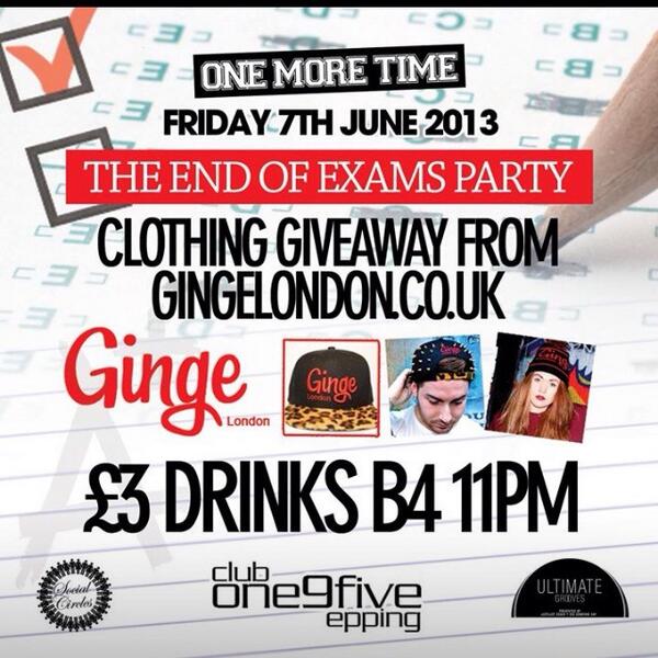 Ginge_London's tweet photo. Whos coming @CLUB195_FRIDAYS @Club195 this friday? il be giving away some goodies! #gingelondon #essex http://t.co/4EwAxyPO4s