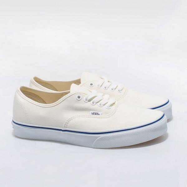 cream and blue vans