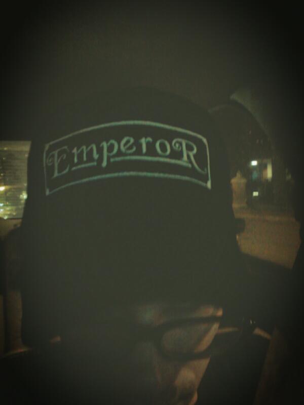 gift from the dudes at  #emperorcabs. only 3 hats exist. best cabs in the world.