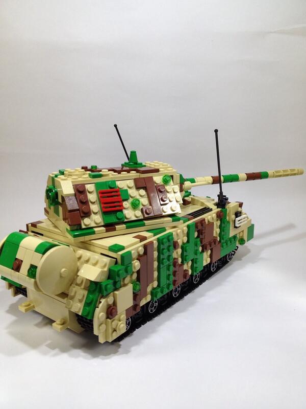 りゅうせん レゴで 超重戦車 マウス 黒森峰女学園仕様 Http T Co Pacjl0ph7l Twitter