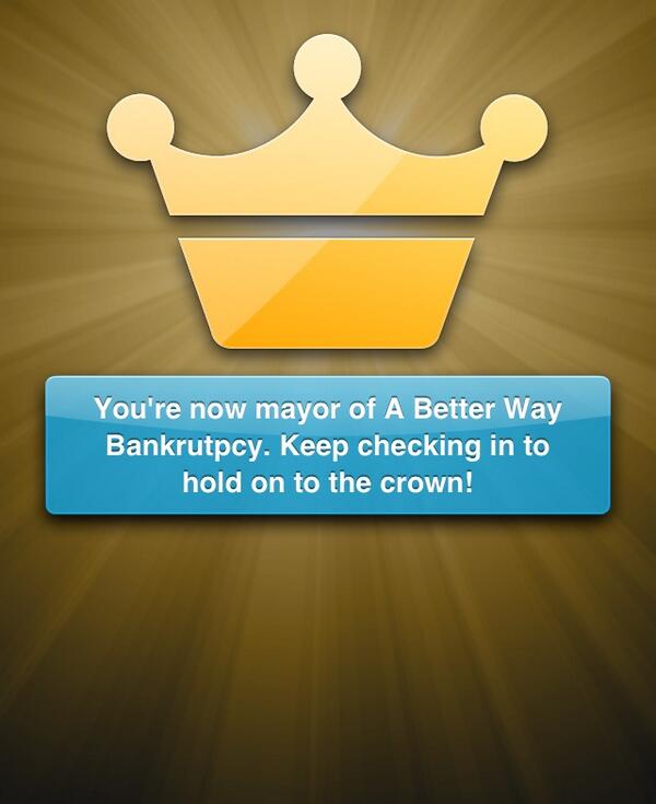 HugabibDesigner's tweet photo. Just became the mayor of @a_better_way_bk on @foursquare! Crown me! http://t.co/Yc2oteNx0R http://t.co/TIG54grReH