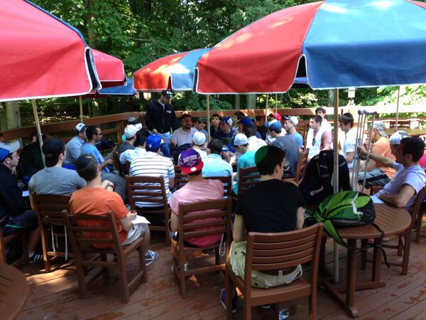 DRSHALB's tweet image. #KiddushHashem @DRSMenahel gives optional shiur to over 30 boys @BuschGardensVA