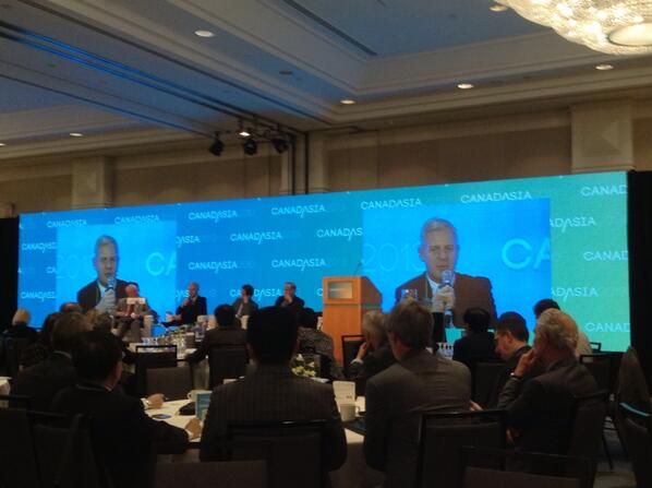 Onwards with Day 2 at #CanAsia2013. This session chaired by @cdnceocouncil's John Manley #pacificcentury