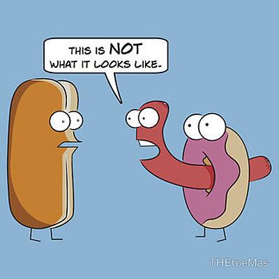 WaitressJane's tweet photo. @KTHeaney Lordy me too!  I almost kicked the bucket when our new #cook busted out his "fresh" #sausage #crazy #fool http://t.co/RCQMVbvrnR