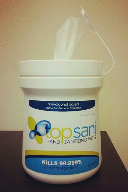 TopSani Wipes - Coming Summer 2013!!! #germfree #softhands #alcoholfreesmell