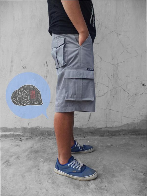 RESTOCK Eskargots Cargo Pants | kode: Salt | Material: Twill non Stretch | IDR:125K | Cp:085640909538