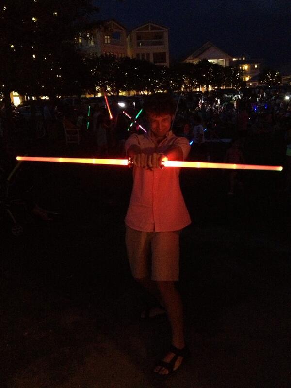 Just bought a $12 double-edged lightsaber #seasideadventures #imajedimaster