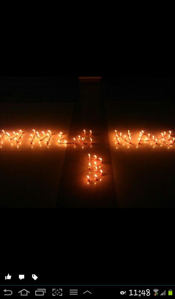 sprti lilin yg menerangi sampai akhir tdk peduli diri meleleh.. teruslah berdakwah, krn dakwah adlh cinta. #lilinMMLC