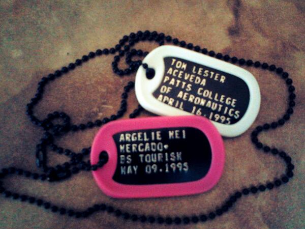 #PHIL Dogtags #BlackTactical #GIftForMyself #Kaks <3 @iamsupermeimei