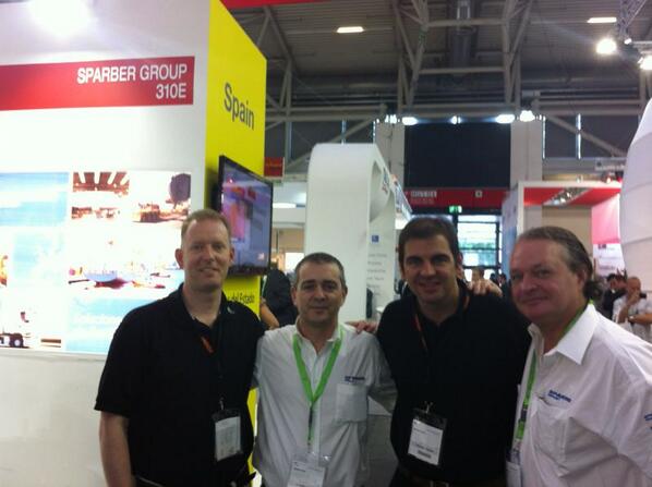 nacex_'s tweet image. #Sparber Group y #NACEX @paulstrat75 , juntos en la feria #TransportLogistic #Munich