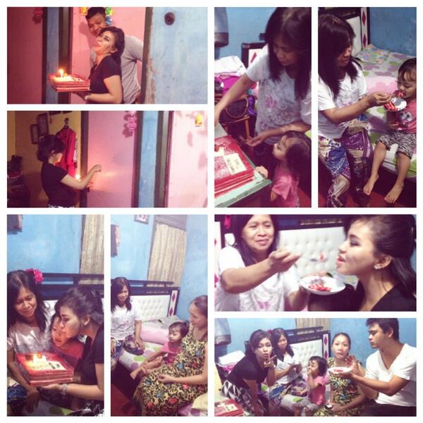 Happy b'day mama selalu jadi mama dan oma yg baik untuk anak mu ini dan cucu mu zabell 😘