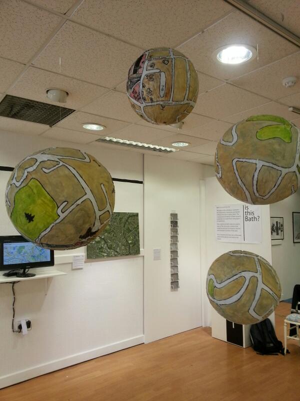 isthisbath's tweet photo. This sunday is the last day to see our exhibition of artist maps of Bath and the rest of the @FringeArtsBath shows http://t.co/83Xj8NU3eq