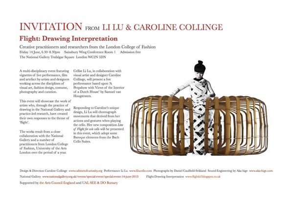 My new venture performance is coming up at the National Gallery London on the 14th June.