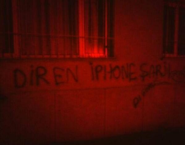 latifetunc's tweet photo. @serkanaltunigne bitmeyecek bir direniş sloganı :) http://t.co/z3HgmopnoK