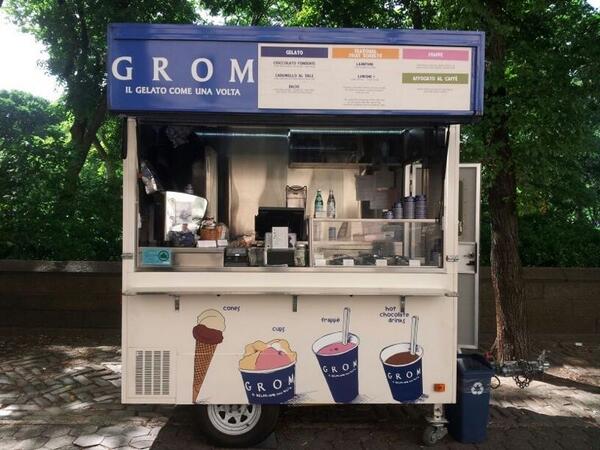 Grom_gelato's tweet photo. Keep calm... and have a Grom! Our Cart @5th Avenue and 72nd Street , New York (where else?). @CentralParkNYC http://t.co/ETqNoa6s4Z